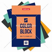 Նոթատետր ErichKrause® Color Block, А6, 60 թերթ, վանդակավոր, 49686