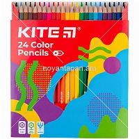 Գունավոր մատիտներ Kite Fantasy, 24 գույն, K22-055-2