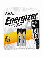 Մարտկոց Energizer Alkaline power, AAA 2 հատ, 297317