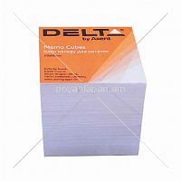 Նշումների թուղթ Delta սպիտակ, 90х90х80մմ, ոչ կպչուն, D8005